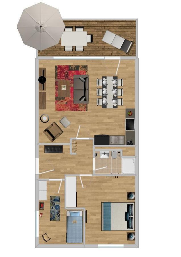 Treibgut Apartment Rettin ภายนอก รูปภาพ